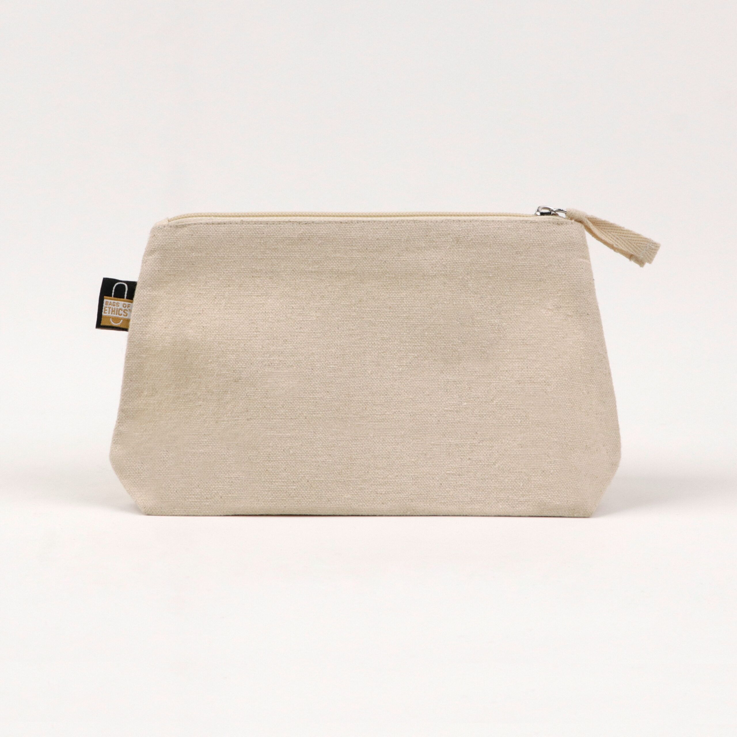 Eco-friendly Canvas Pouch Bag with Mesh Window 3 Eco-friendly Canvas Pouch Bag
